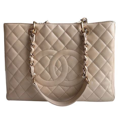 chanel gst beige price|chanel grand shopper tote.